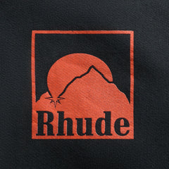 Rhude Moonlight Badge Full-Zip Hoodie - Vintage Black | Kith Vintage Black