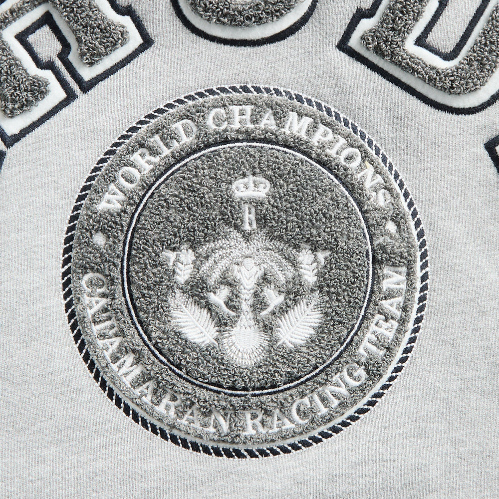 Rhude French Riviera Patch Hoodie - Heather Gray | Kith Heather Gray