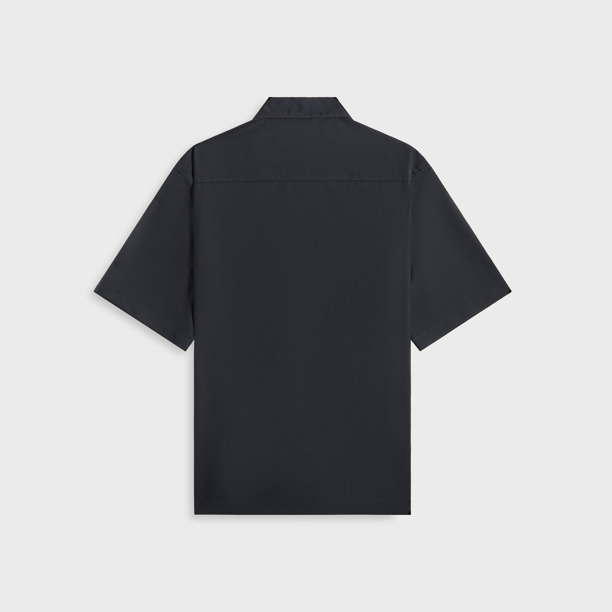 Auralee Super Fine Tropical Wool Open Collar Half Sleeved - Navy | Kith Navy