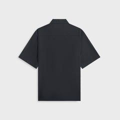 Auralee Super Fine Tropical Wool Open Collar Half Sleeved - Navy | Kith Navy