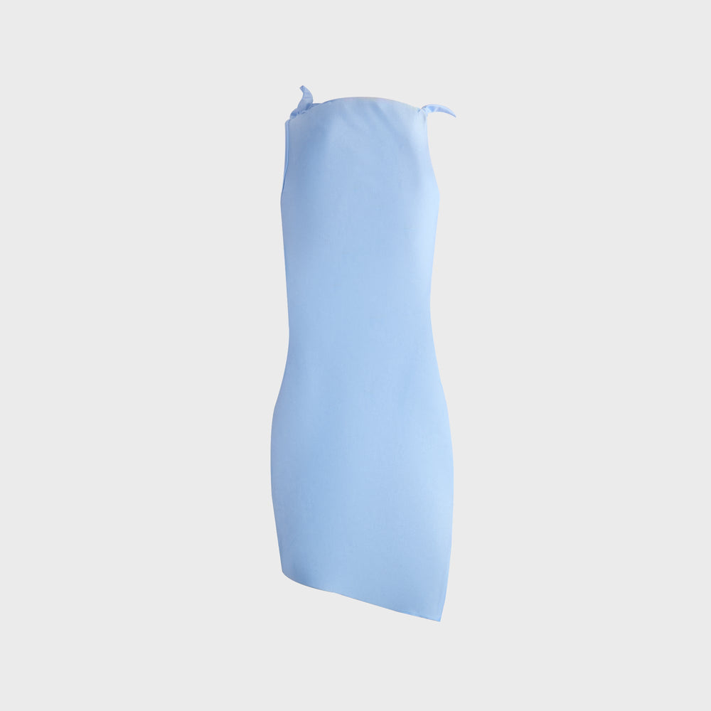 Coperni Asymmetric Flower Mini Dress - Blue | Kith Blue