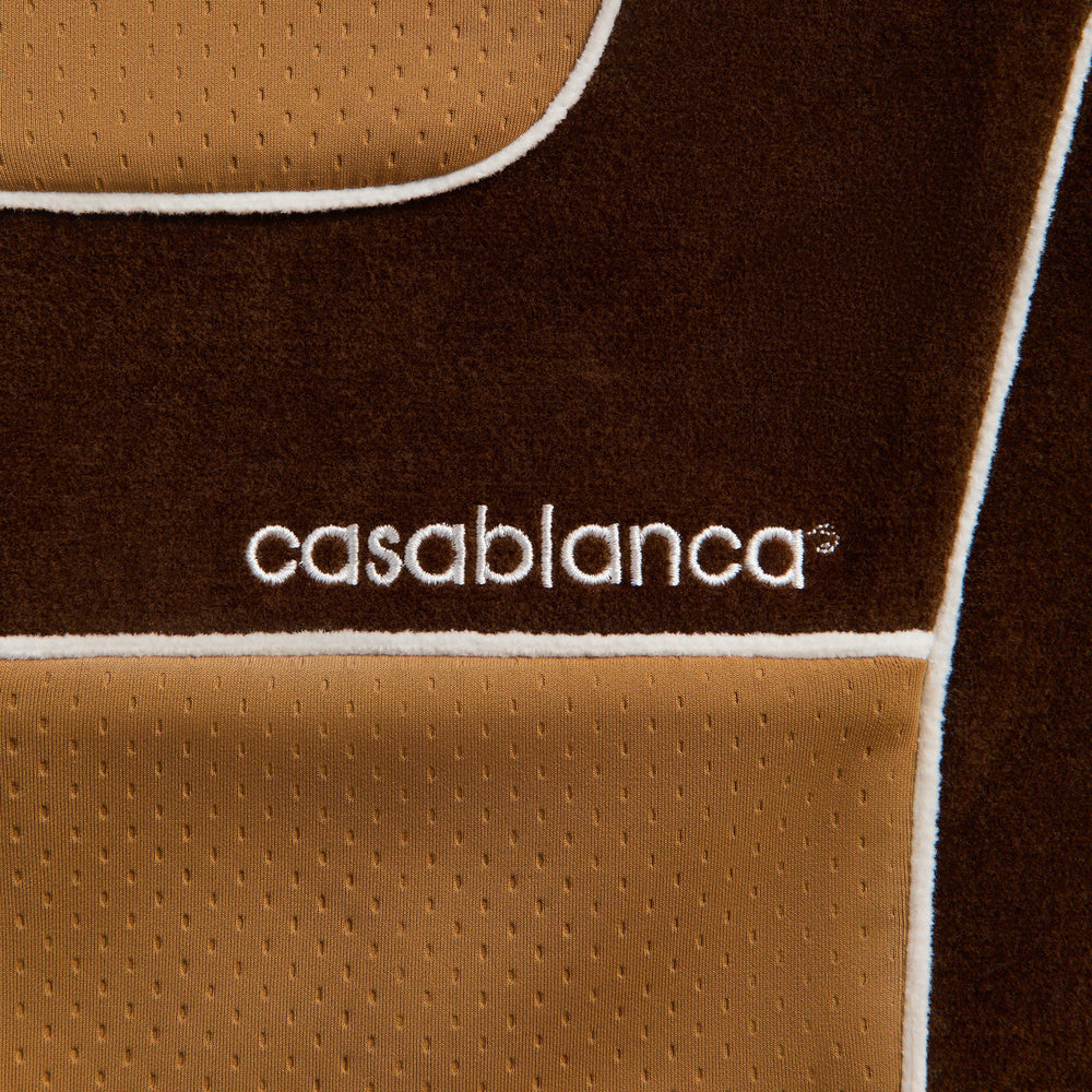 Casablanca Chenille Panelled Track Jacket - Beige | Kith Beige