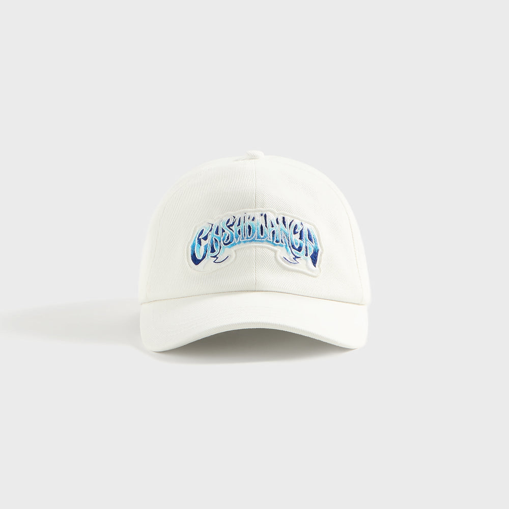 Casablanca Blue Gradient Fade Logo Patch Cap - White | Kith White