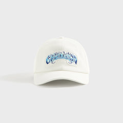 Casablanca Blue Gradient Fade Logo Patch Cap - White | Kith White