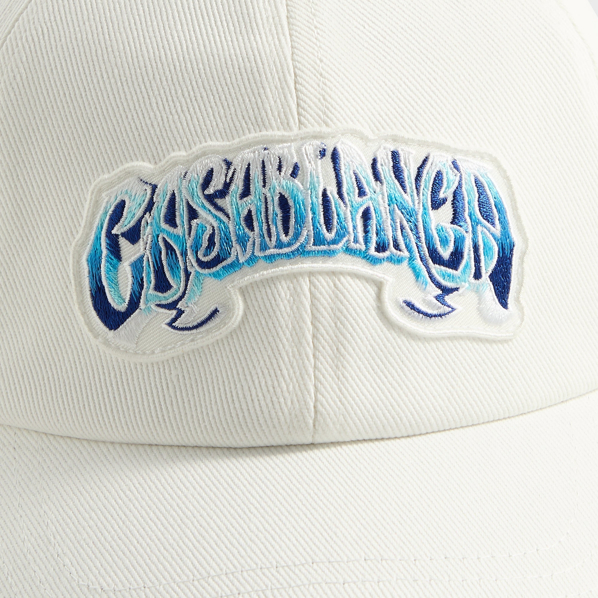 Casablanca Blue Gradient Fade Logo Patch Cap - White | Kith White