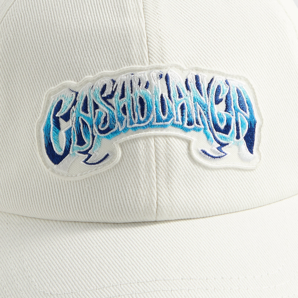 Casablanca Blue Gradient Fade Logo Patch Cap - White | Kith White