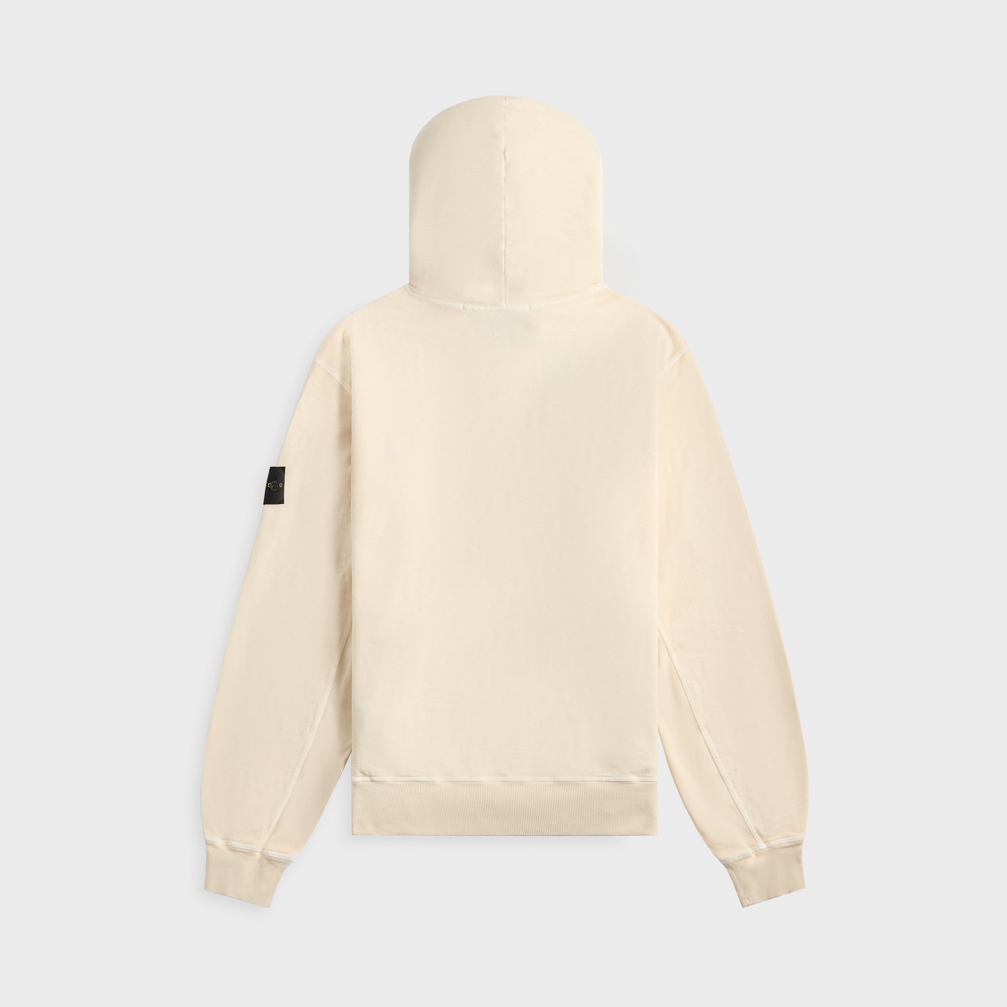 Stone Island Malfile Fleece Garment Dyed Old Effect Zip Hoodie - Biege | Kith Biege