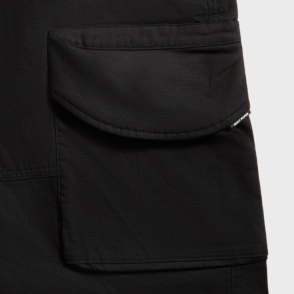 Daily Paper Cotton Cargo Shorts - Oyster Black | Kith Oyster Black