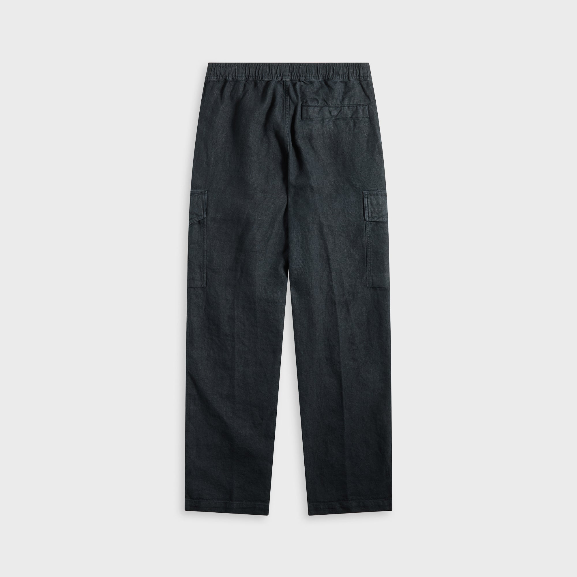 Stone Island Diagonal Linen Garment Dyed Ghost Piece Trousers - Navy B | Kith Navy Blue