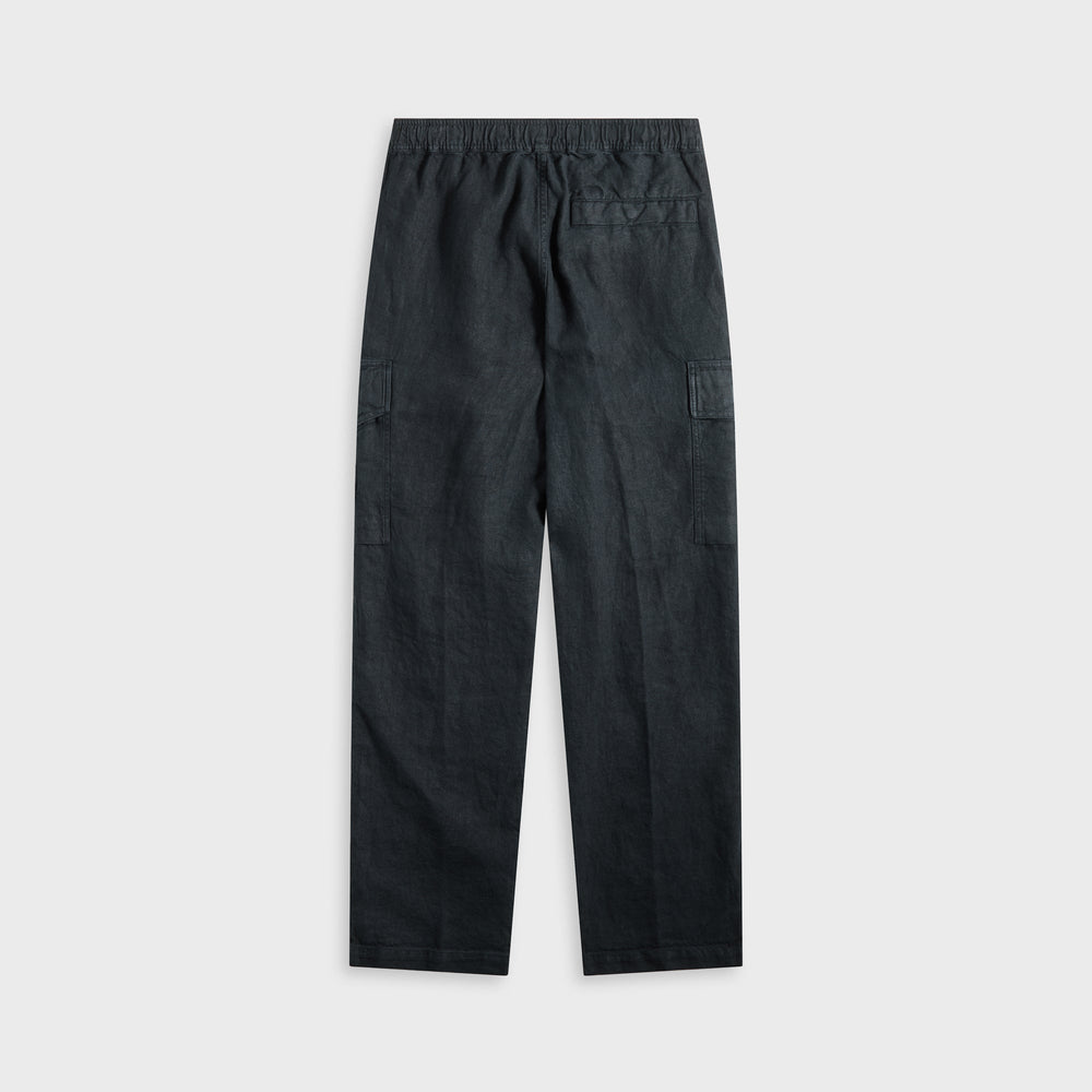 Stone Island Diagonal Linen Garment Dyed Ghost Piece Trousers - Navy B | Kith Navy Blue