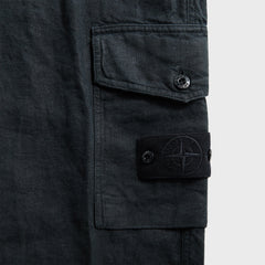 Stone Island Diagonal Linen Garment Dyed Ghost Piece Trousers - Navy B | Kith Navy Blue
