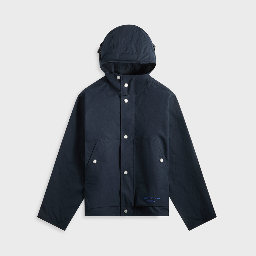 Stone Island Aluminum Tela Marina Short Parka - Navy Blue | Kith Navy Blue