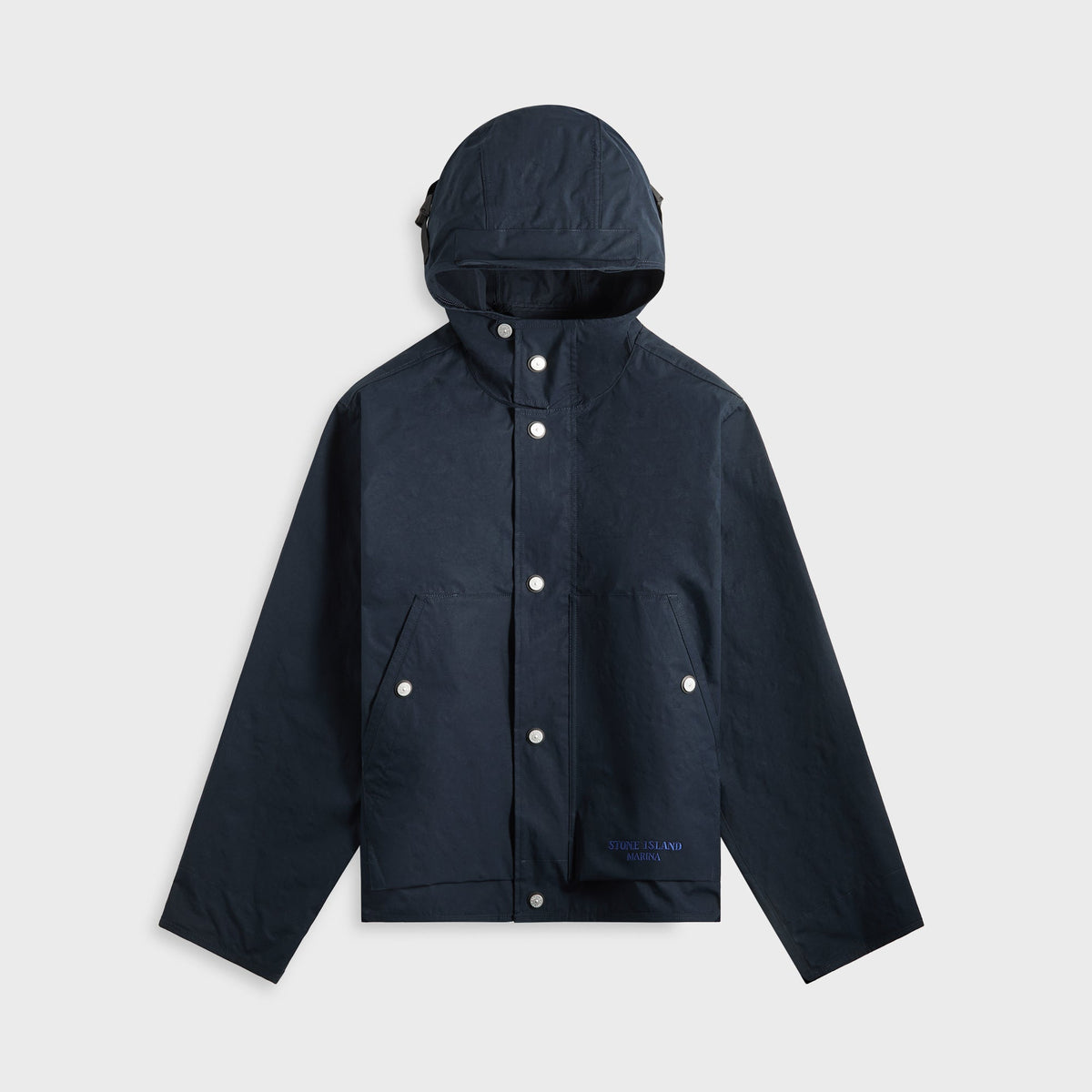 Stone Island Aluminum Tela Marina Short Parka - Navy Blue | Kith Navy Blue