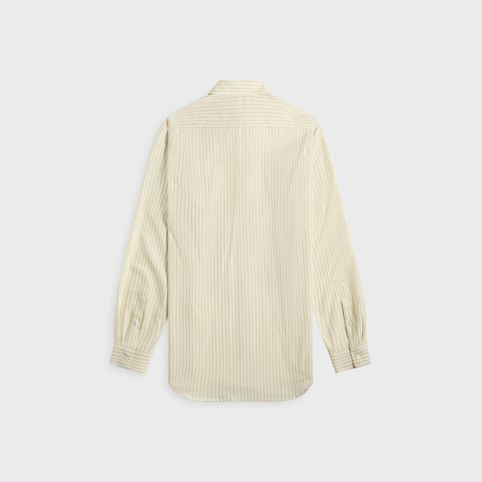Auralee Super Fine Wool Stripe Shirt - Ivory Stripe | Kith Ivory Stripe