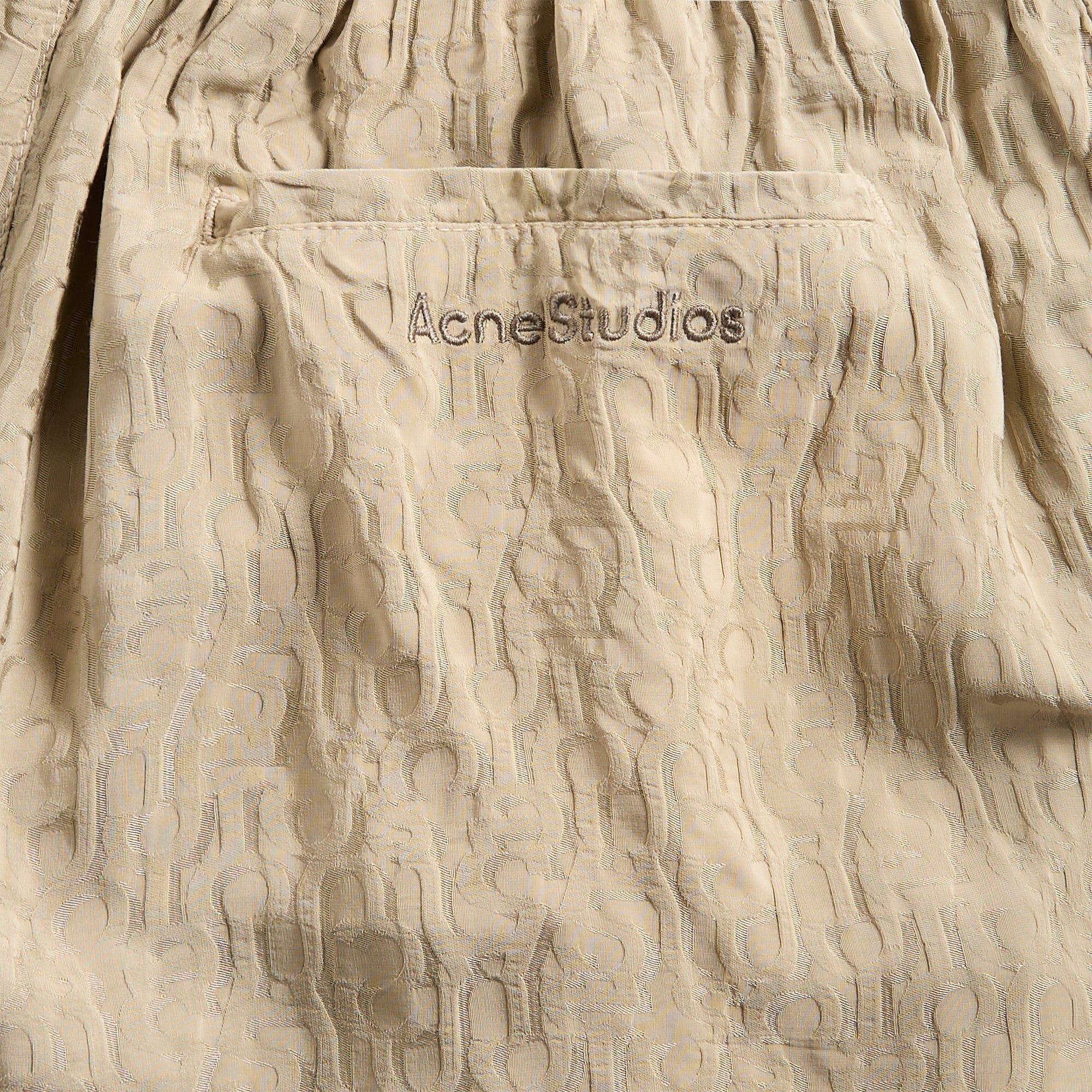 Acne Studios Woven Shorts - Warm Grey | Kith Warm Grey
