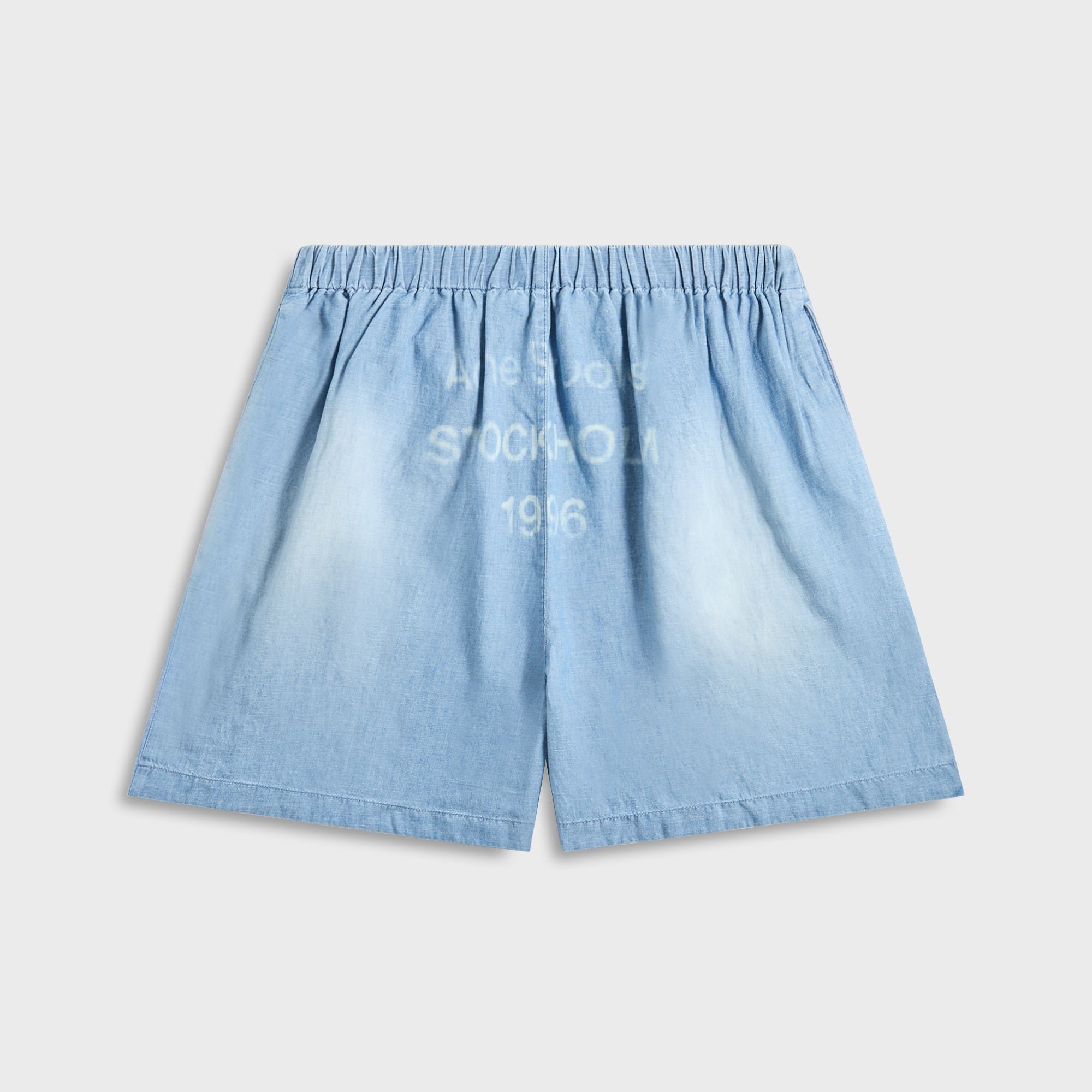 Acne Studios Woven Shorts - Mid Blue | Kith Mid Blue