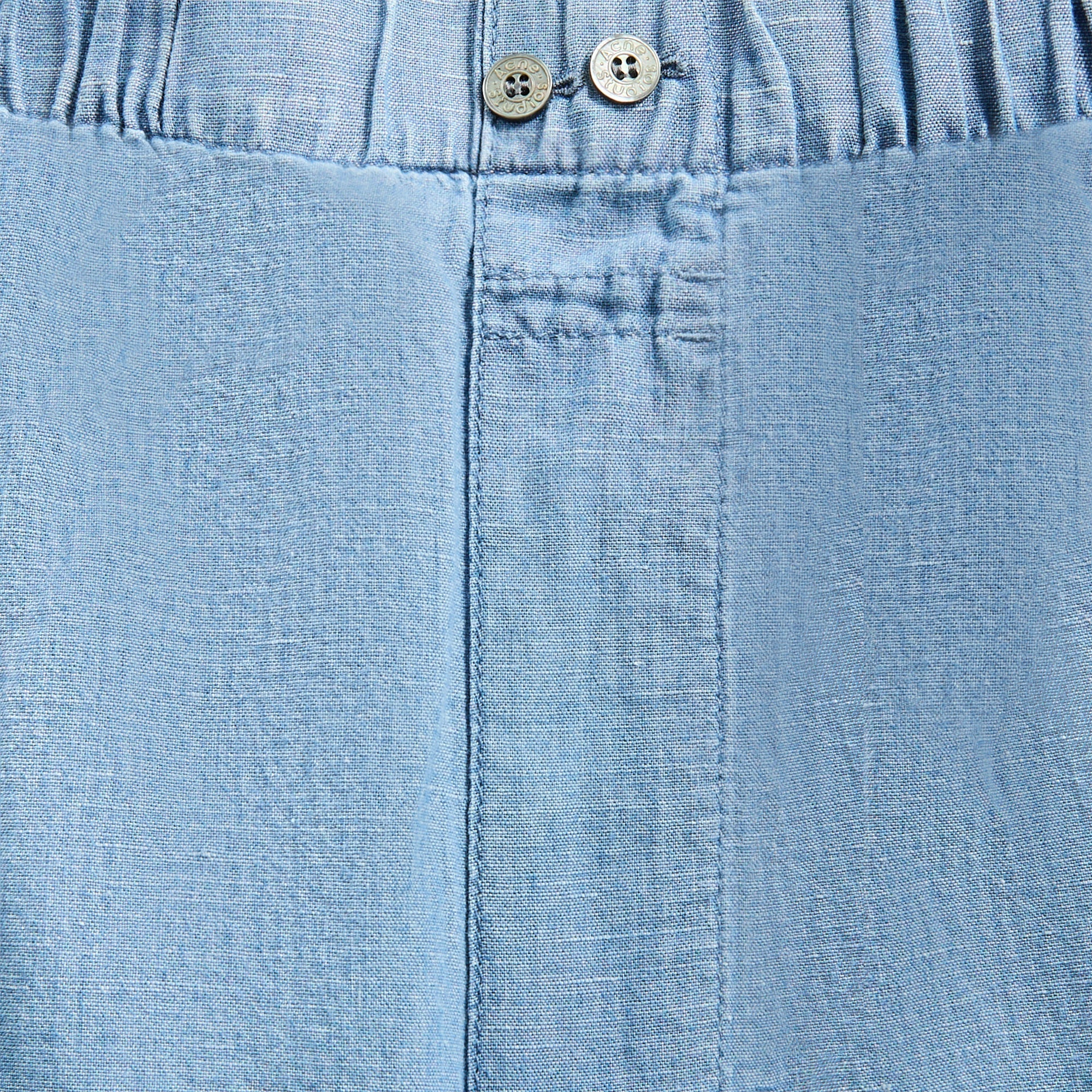 Acne Studios Woven Shorts - Mid Blue | Kith Mid Blue