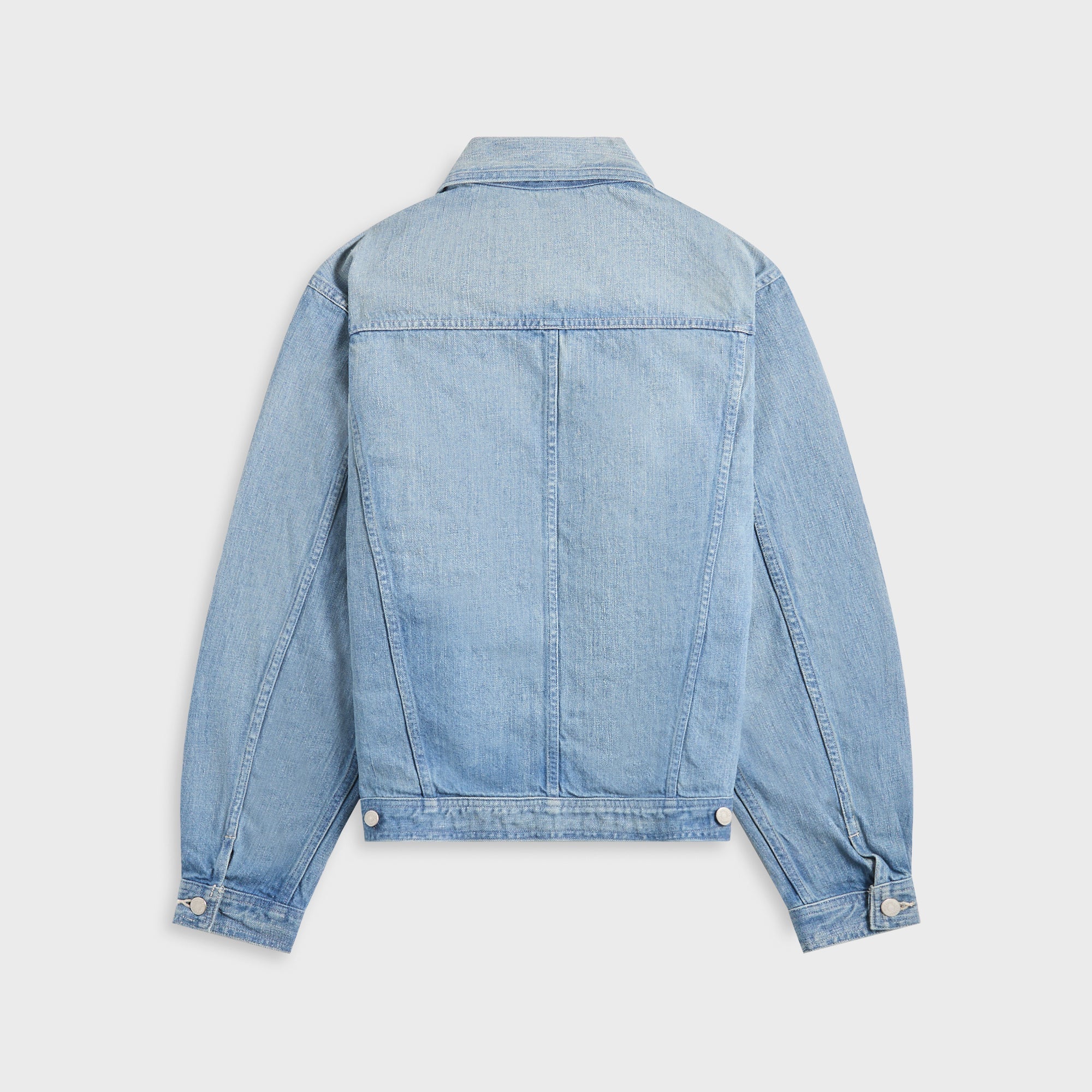 Auralee Selvedge Faded Light Denim Blouson - Light Indigo | Kith Light Indigo