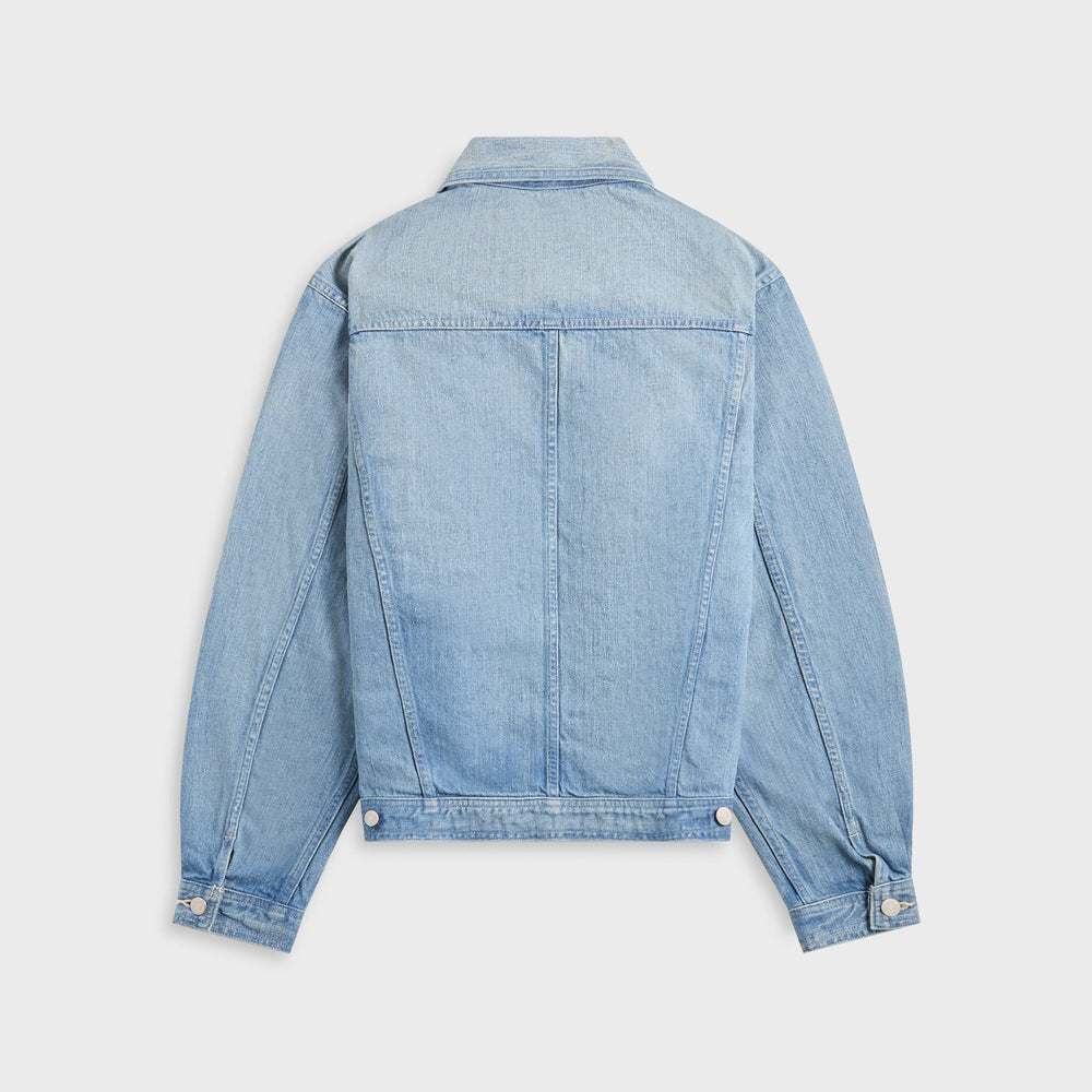 Auralee Selvedge Faded Light Denim Blouson - Light Indigo | Kith Light Indigo