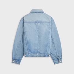 Auralee Selvedge Faded Light Denim Blouson - Light Indigo | Kith Light Indigo