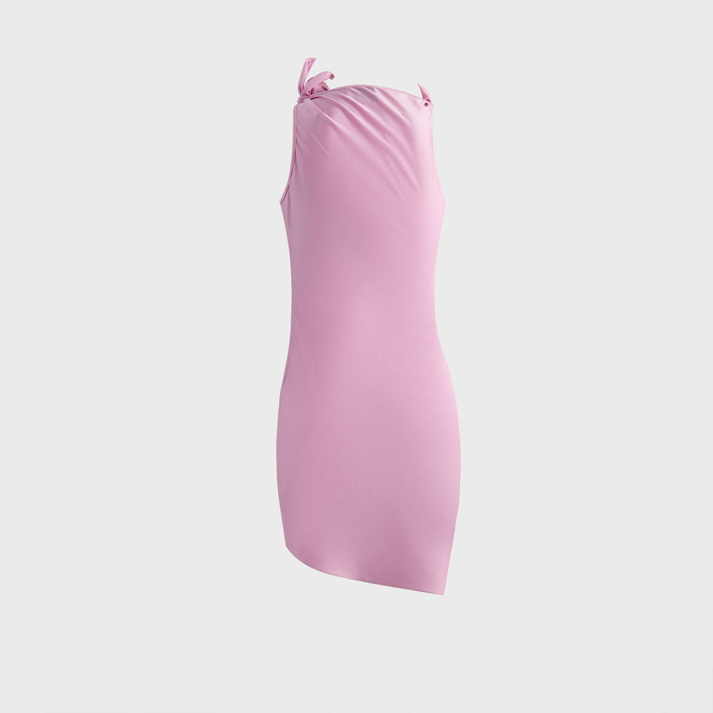 Coperni Asymmetric Flower Mini Dress - Pink | Kith Pink