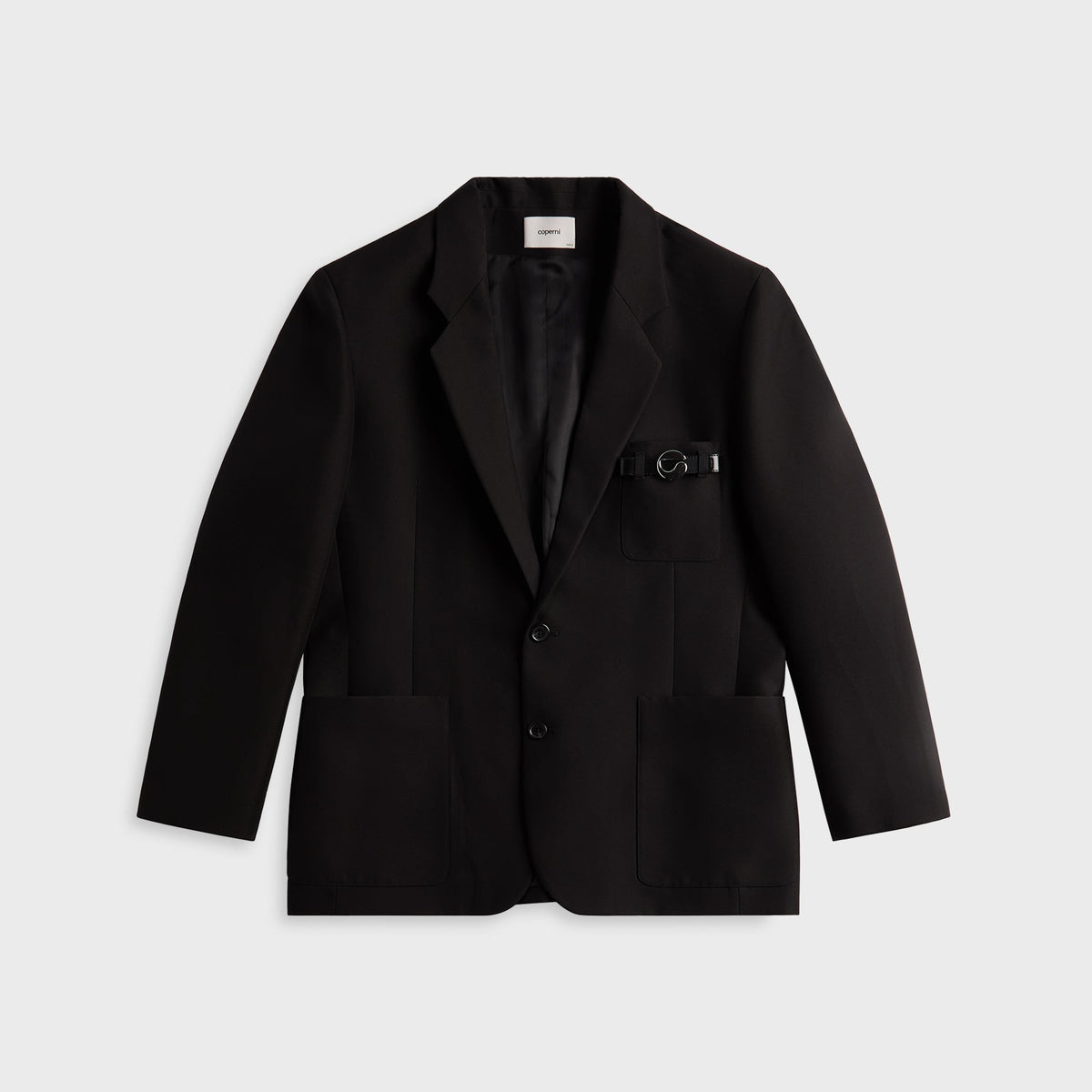 Coperni Belted Pocket Tailored Jacket - Black | Kith Black