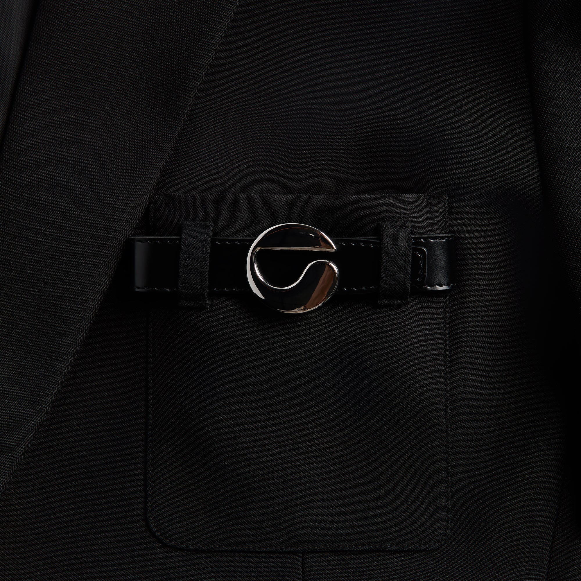 Coperni Belted Pocket Tailored Jacket - Black | Kith Black