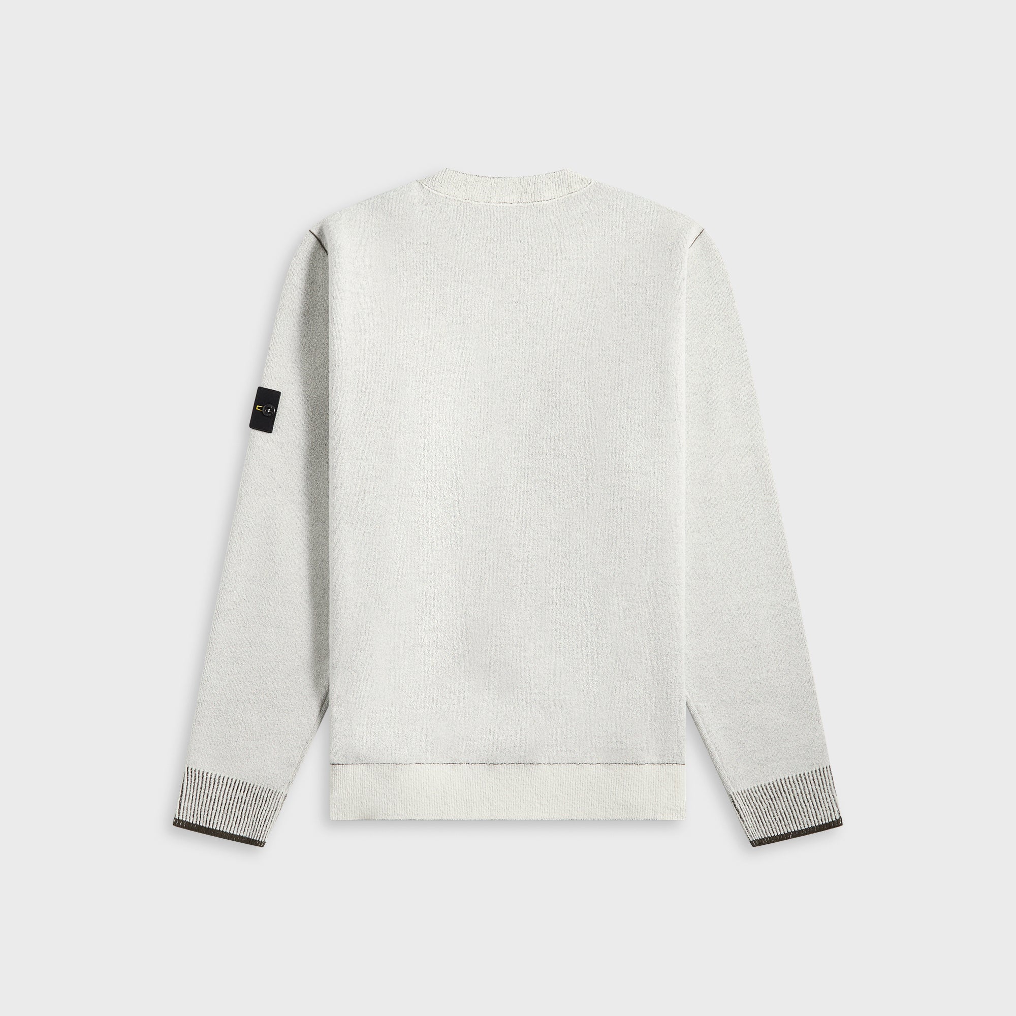 Stone Island Double Face Bi-Color Cotton Nylon Crewneck - Ivory | Kith Ivory