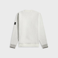 Stone Island Double Face Bi-Color Cotton Nylon Crewneck - Ivory | Kith Ivory