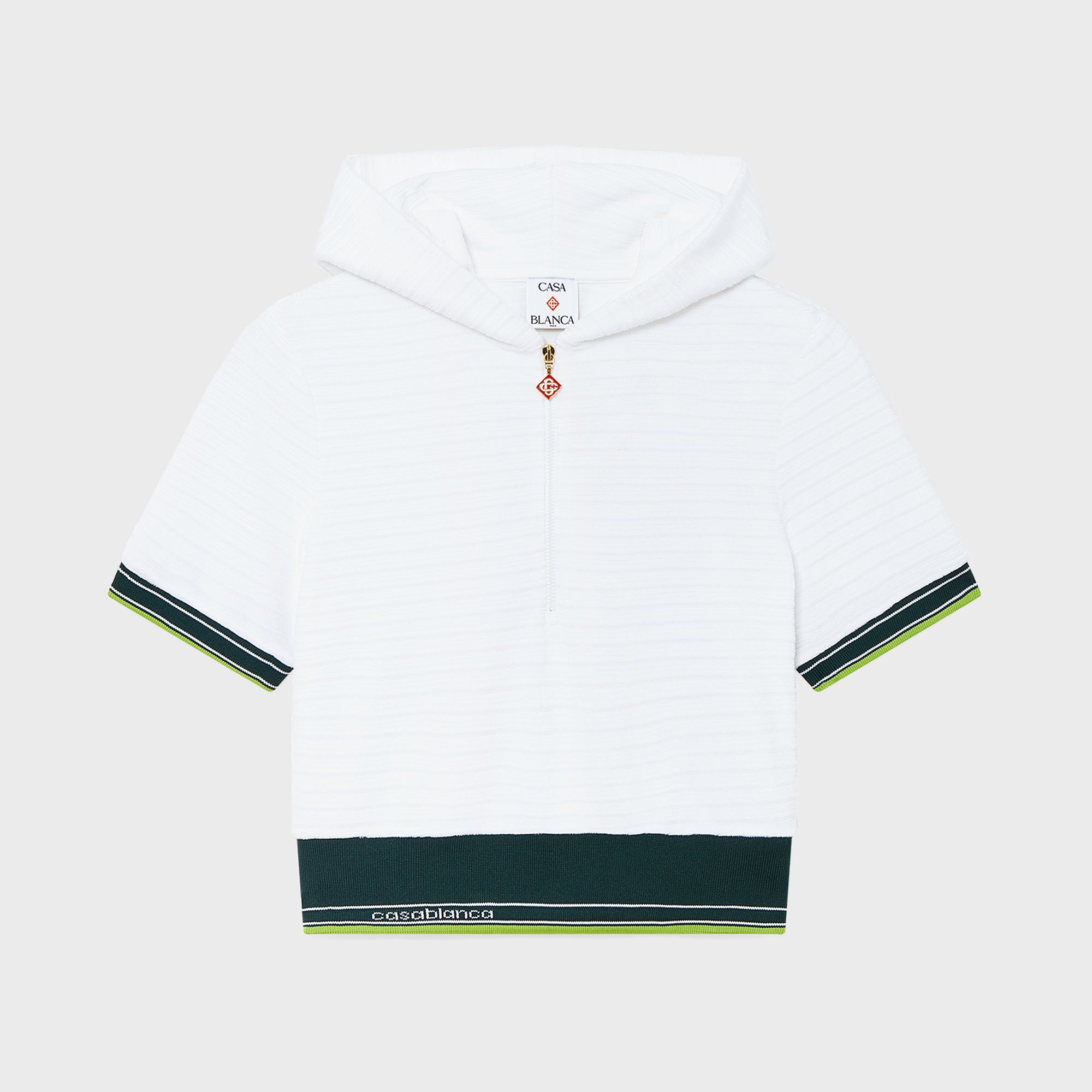 Casablanca Hippie Tennis Hood Top - White | Kith White
