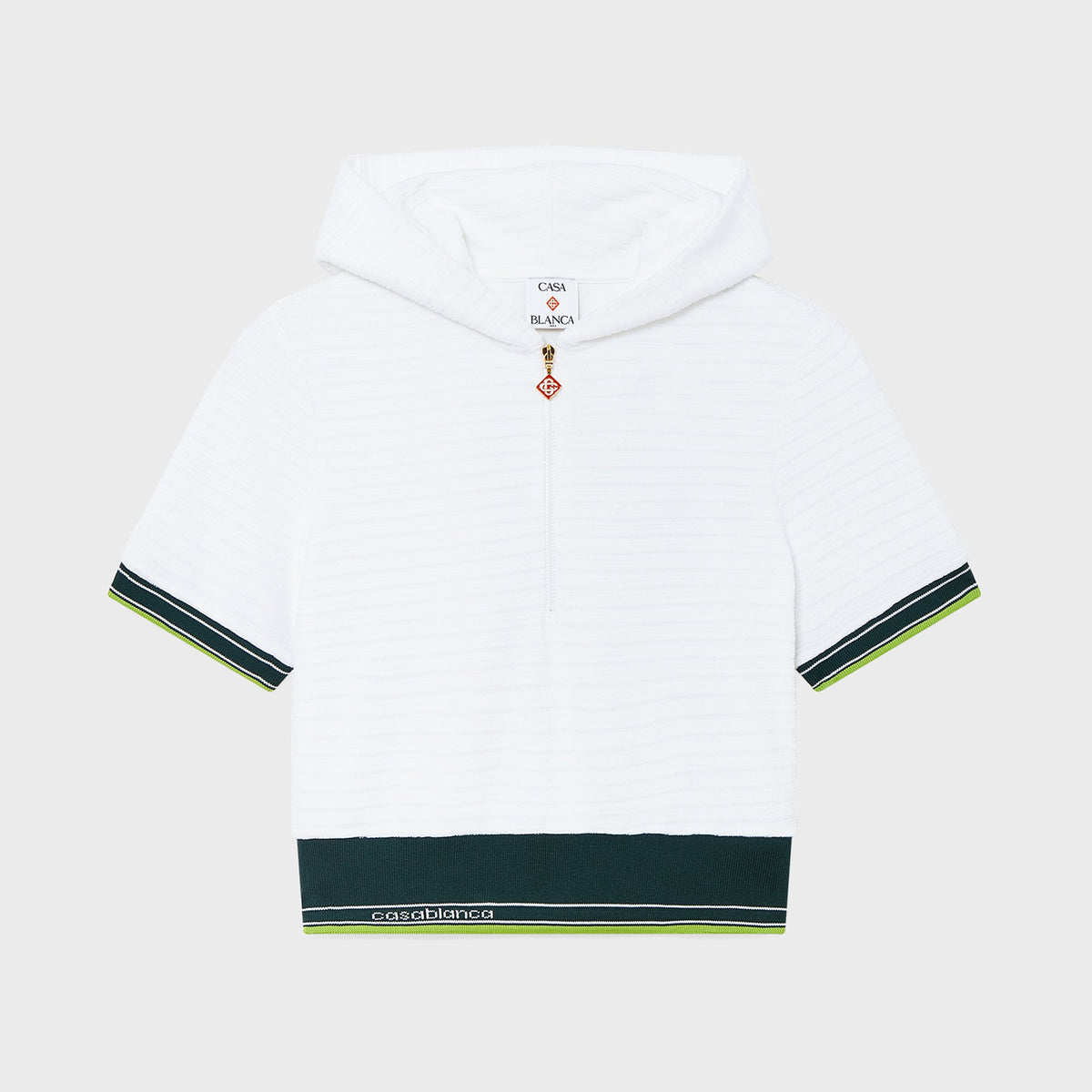 Casablanca Hippie Tennis Hood Top - White | Kith White