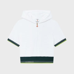 Casablanca Hippie Tennis Hood Top - White | Kith White