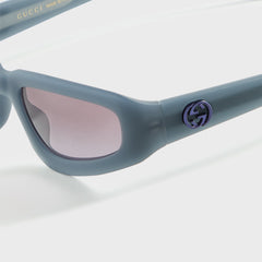 Gucci Rectangle Frames - Grey | Kith Grey