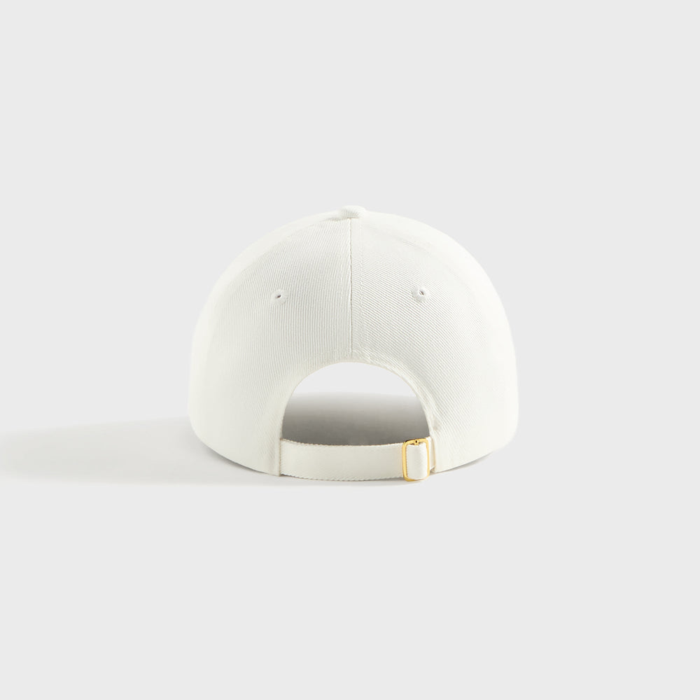 Casablanca Gothic Green Logo Patch Cap - White | Kith White