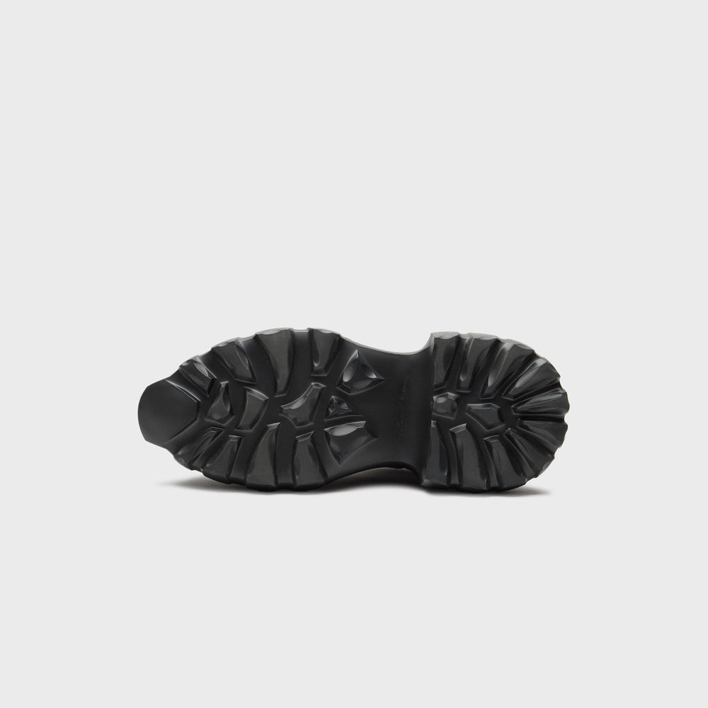 Rick Owens Megalaced Mega Tractor Stivali in Pelle - Black | Kith Black