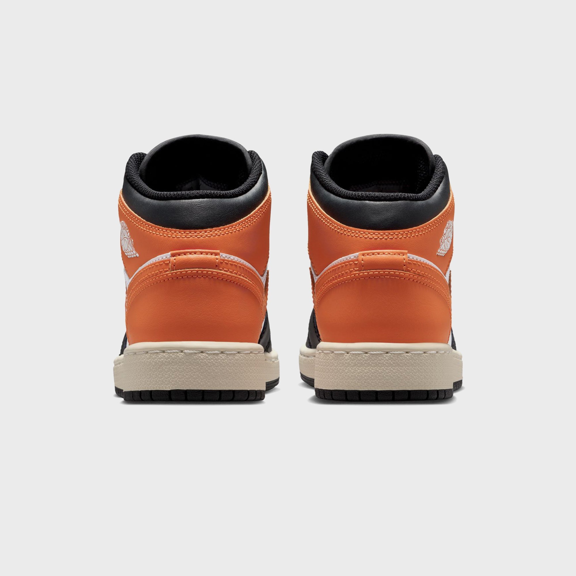 Jordan GS Air Jordan 1 Mid - Starfish / Black / White / Sail | Kith Starfish / Black / White / Sail