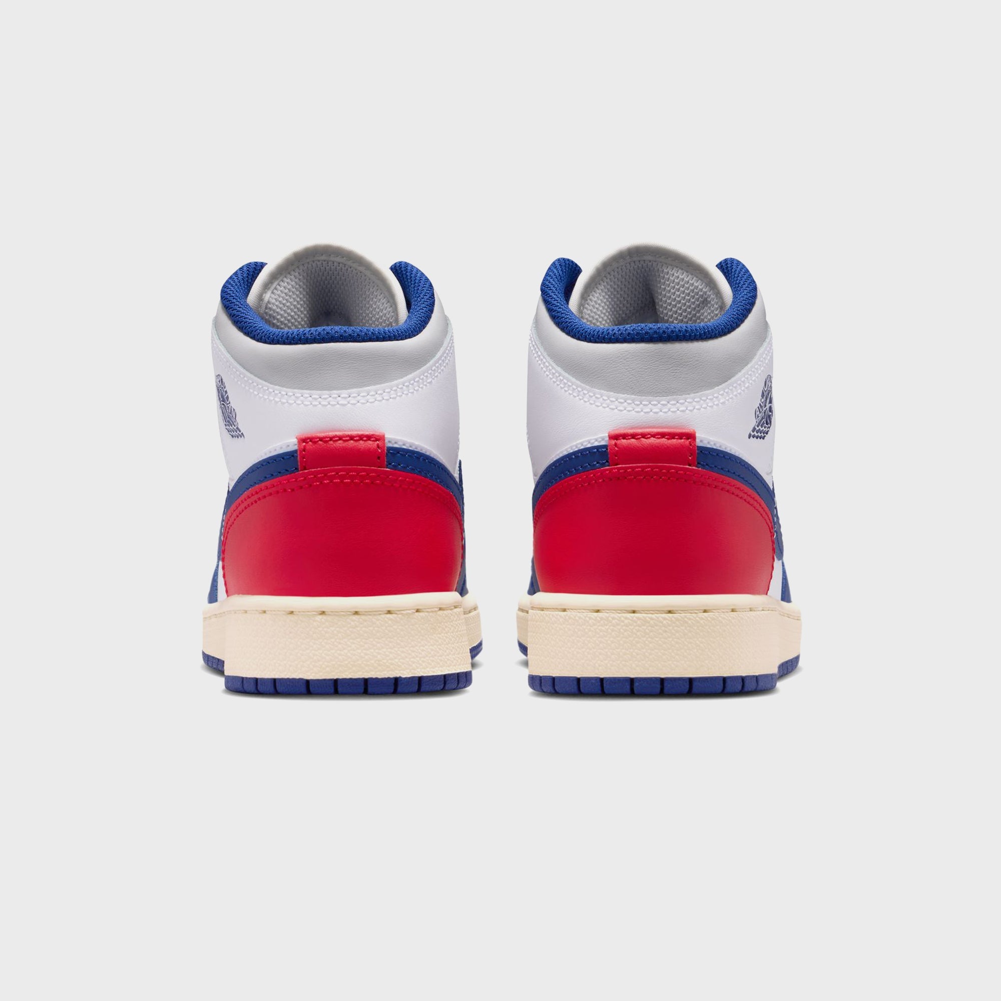 Jordan GS Air Jordan 1 Mid - White / Deep Royal Blue / University | Kith White / Deep Royal Blue / University