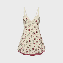 Frankies Bikinis Kenley Crepe Mini Dress - Strawberry Field Print | Kith Strawberry Field Print