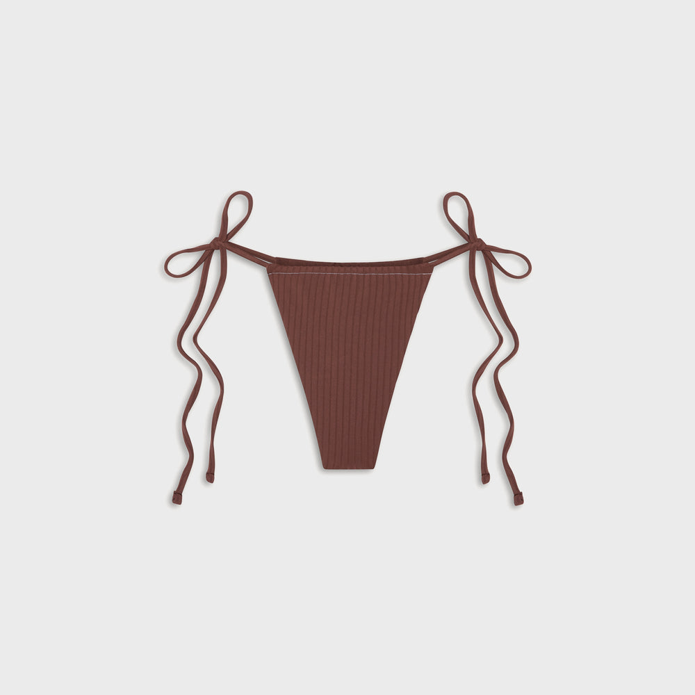 Frankies Bikinis Tia Ribbed Bottom - Brown Sugar | Kith Brown Sugar