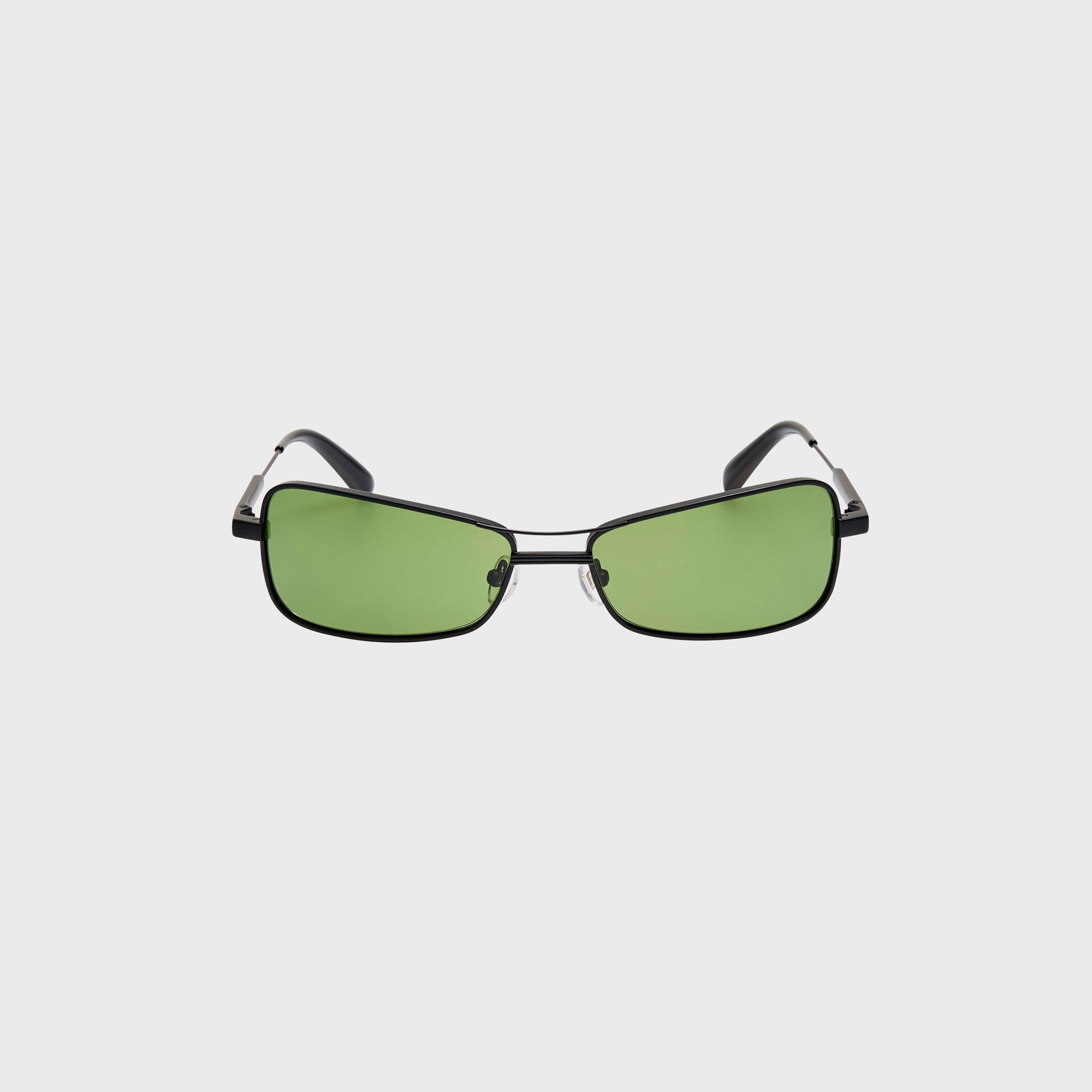 Jacquemus Statzione Sunglasses - Black / Green | Kith Black / Green