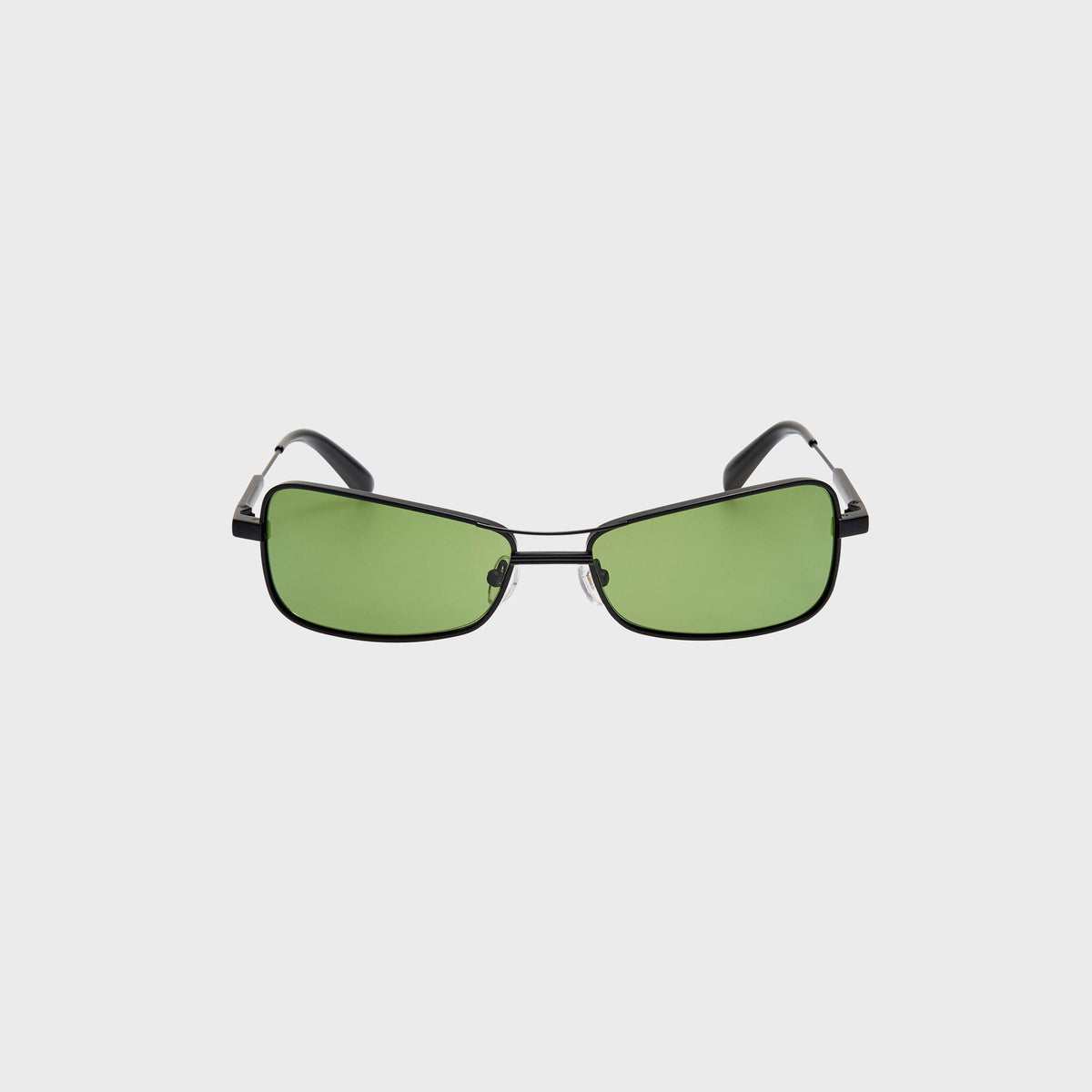 Jacquemus Statzione Sunglasses - Black / Green | Kith Black / Green