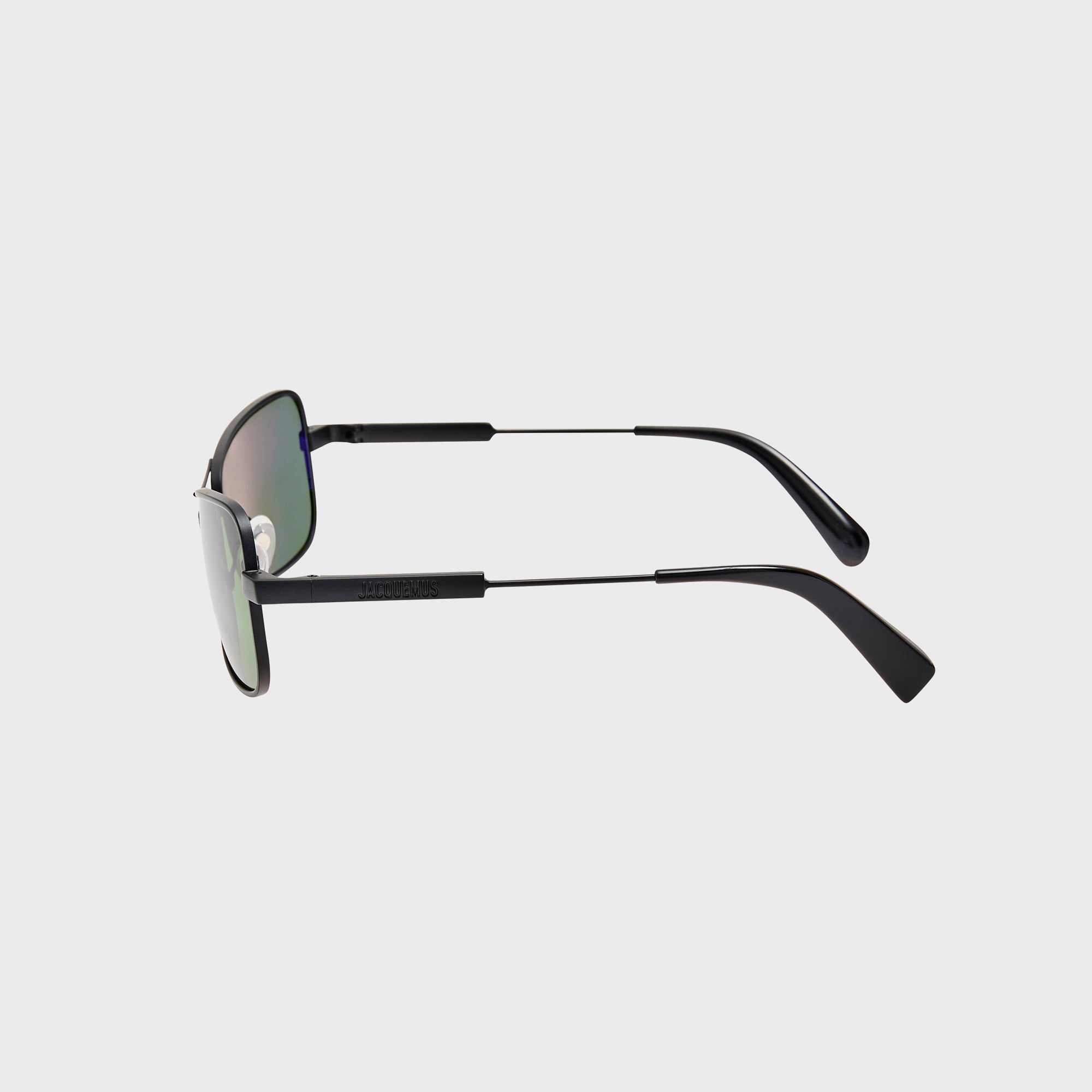 Jacquemus Statzione Sunglasses - Black / Green | Kith Black / Green