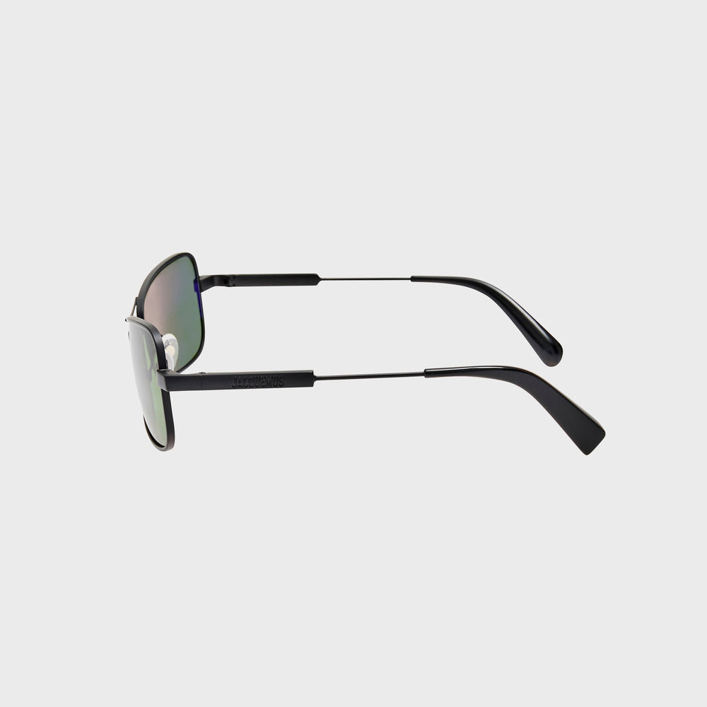 Jacquemus Statzione Sunglasses - Black / Green | Kith Black / Green