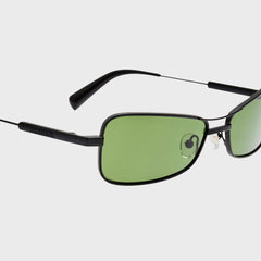 Jacquemus Statzione Sunglasses - Black / Green | Kith Black / Green