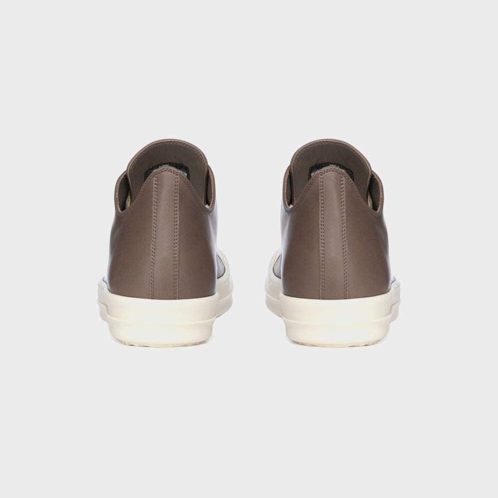 Rick Owens Low Sneakers Scarpe in Pelle - Dust / Milk / Milk | Kith Dust / Milk / Milk