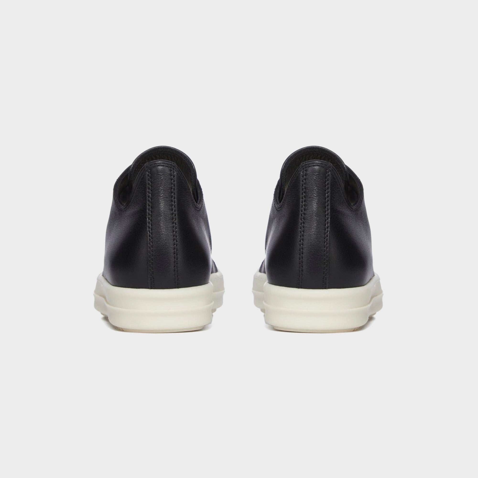 Rick Owens Kids Low Sneakers Scarpe in Pelle - Black / Milk / Milk | Kith Black / Milk / Milk