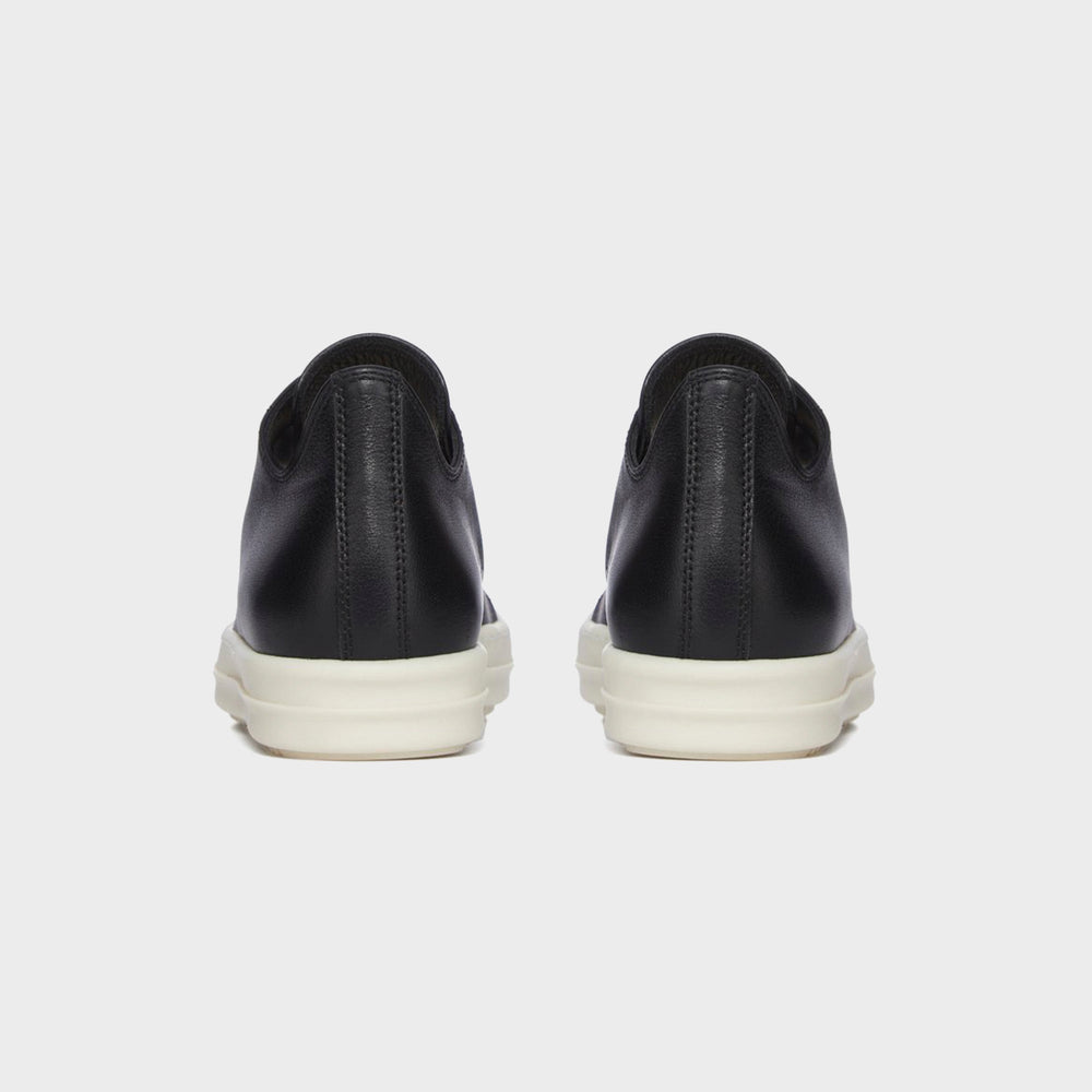 Rick Owens Kids Low Sneakers Scarpe in Pelle - Black / Milk / Milk | Kith Black / Milk / Milk