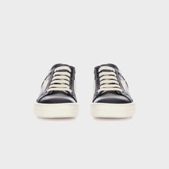 Rick Owens Kids Vintage Sneakers Scarpe in Pelle - Black / Milk / Milk | Kith Black / Milk / Milk