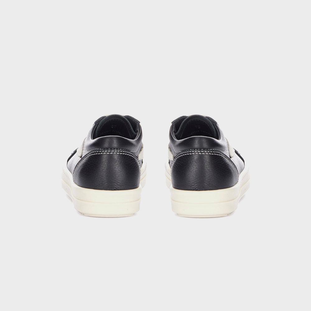 Rick Owens Kids Vintage Sneakers Scarpe in Pelle - Black / Milk / Milk | Kith Black / Milk / Milk