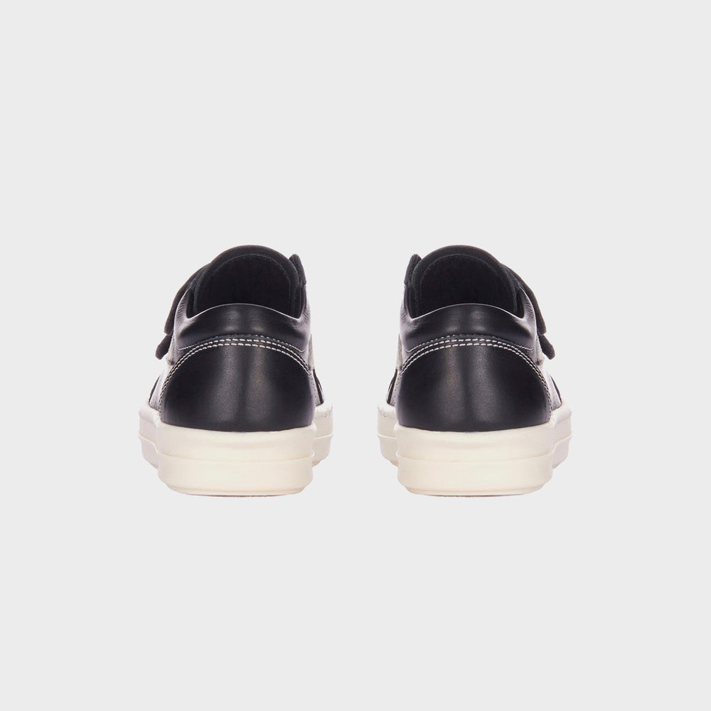 Rick Owens Baby Vintage Sneakers Scarpe in Pelle - Black / Milk / Milk | Kith Black / Milk / Milk